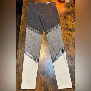 Justice High waist legging 14/16 gray